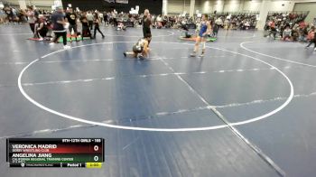 155 lbs Semifinal - Veronica Madrid, Derby Wrestling Club vs Angelina Jiang, California Regional Training Center (CA RTC)