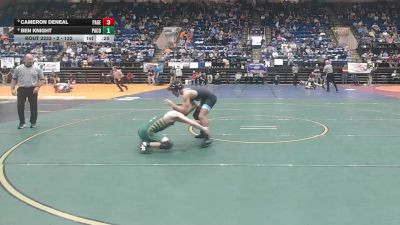 2 - 132 lbs Cons. Semi - Ben Knight, Patrick County vs Cameron Deneal, Page County