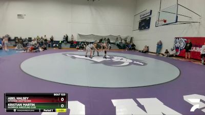 130-136 lbs Round 5 - Abel Halsey, Wyoming Unattached vs Kristian Martin, Glenrock Wrestling Club