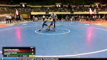 100 lbs Quarterfinal - Hunter Novak, Smithfield vs Clayton Vickrey, Smithfield Youth Wrestling