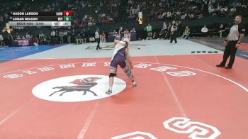 3rd Place Match - Logan Nelson, Wisner-Pilger vs Kason Larson, Burwell