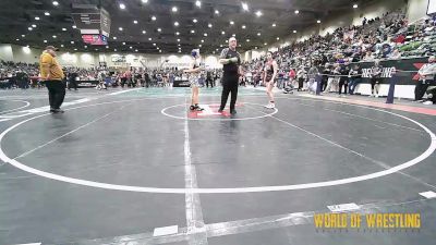 106 lbs Round Of 16 - Sloane Kruger, Mat Demon Wrestling Club vs Erika Frazier, Independent