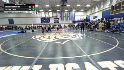 113 lbs Consi Of 16 #2 - Vincent Ferrone, Kingpin vs Camil Cruz, Savage Wrestling Academy