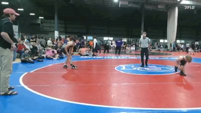 120 lbs 1 - Adrian Feliciano, DARKHORSE vs Carsyn Parrish, WILLIAMSBURG WRESTLING CLUB