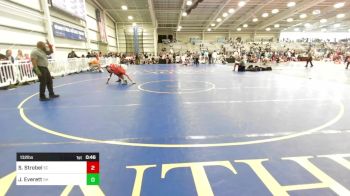 132 lbs Consi Of 16 #1 - Sy Strobel, SC vs Jaycion Everett, OH