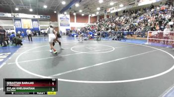 150 lbs Champ. Round 1 - Sebastian Barajas, St John Bosco vs Dylan Khelghatian, San Dimas