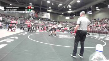 3A 285 lbs Quarterfinal - Trentyn Aguirre, Grantsville vs Kael Blackett, Juab