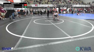 80 lbs Consolation - Cooper Howell, Viking Wrestling Club vs Pierce Burnett, Tulsa Blue T Panthers