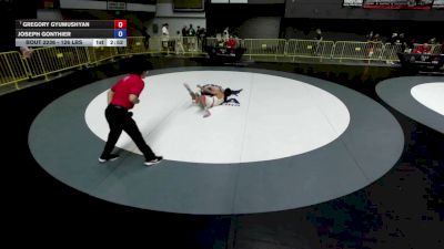 126 lbs Champ. Rd Of 16 - Gregory Gyumushyan vs Joseph Gonthier