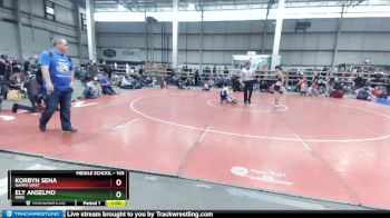 105 lbs Cons. Round 2 - Korbyn Sena, Nampa West vs Ely Anselmo, Ririe