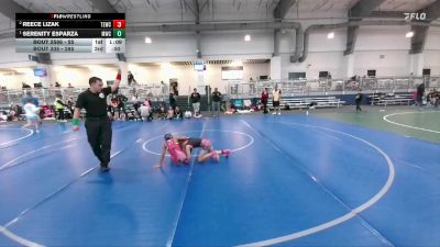 55 lbs Round 3 - Serenity Esparza, Mission Wrestling Club vs Reece Lizak, Texas Elite Wrestling Club