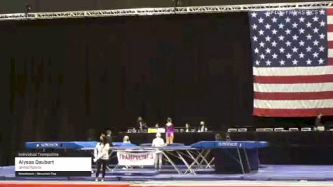 Alyssa Daubert - Individual Trampoline, United Sports - 2021 USA Gymnastics Championships