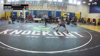 106 lbs Round 1 (8 Team) - Corbin Helm, SOWA /HWC vs Luke Mims, Black Hive