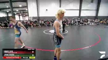 138 lbs Quarterfinal - Mikey Dye, Camas Wrestling Club vs John Hayes, All-Phase Wrestling Club