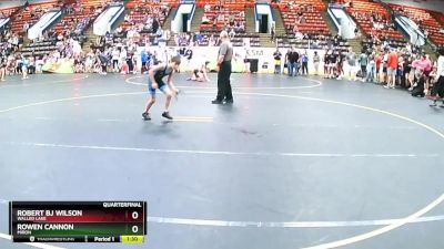 70 lbs Quarterfinal - Rowen Cannon, Miron vs Robert BJ Wilson, Walled Lake