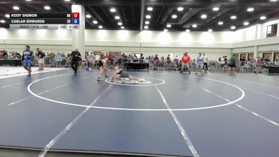 165 lbs Cons. Round 3 - Kody Sigmon, NC vs Caelan Edwards, SC