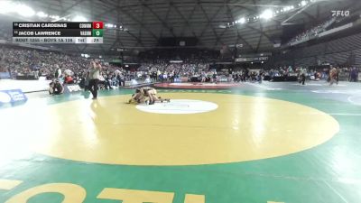 Boys 1A 138 lbs Cons. Round 2 - Jacob Lawrence, Vashon Island vs Cristian Cardenas, Connell