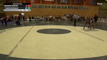 125 lbs Champ. Round 1 - Brandon Peoples, Santa Ana College vs Jason Mcdonald, Lemoore College