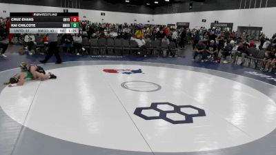 85 lbs Round 2 (6 Team) - Cruz Evans, Untouchables vs Kai Chilcote, Beast Mode