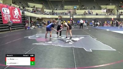 160 lbs Round 5 - Layla Risler, MES Wrestling Club vs Jorja Johnson, Orange Crush