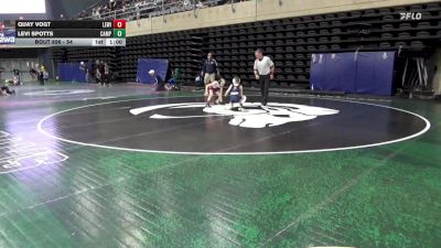 54 lbs Quarterfinal - Quay Vogt, Lewistown vs Levi Spotts, Camp Hill