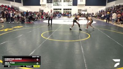 120 lbs Cons. Round 2 - Christian Gomez, Sunny Hills vs Nick Pyan, Foothill