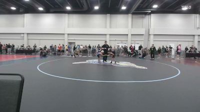49 lbs Cons. Sub-semis - Ezequiel Xochihua, Angry Peach vs Kai Kingfisher, Storm Wrestling Center