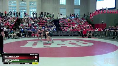 138 lbs Champ. Round 1 - Mitchell Dunn, Brentwood Academy vs Brady Lawson, Notre Dame