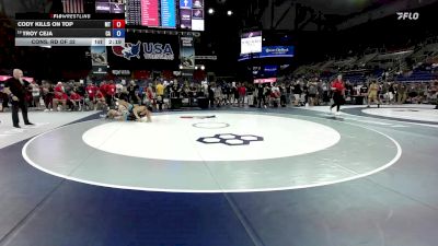 285 lbs Cons. Rd Of 32 - Cody Kills On Top, MT vs Troy Ceja, CA