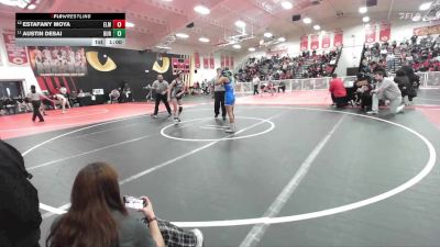 105 lbs Cons. Round 2 - Austin Desai, Burbank vs Estafany Moya, El Monte