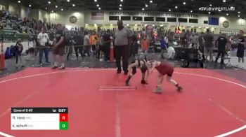 62 lbs Consi Of 8 #2 - Ryker Voss, Roseburg Mat Club vs Kade Schuft, Yuba Sutter Combat