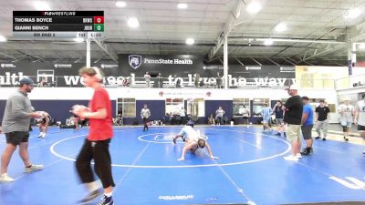 122 lbs Rr Rnd 2 - Thomas Boyce, Blue Knights Alpha vs Gianni Bench, Journeymen Wrestling Red - HSC
