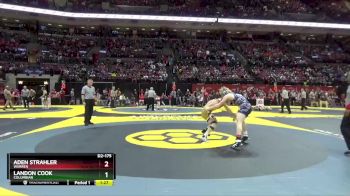 D2-175 lbs Champ. Round 1 - Landon Cook, Columbian vs Aden Strahler, Warren