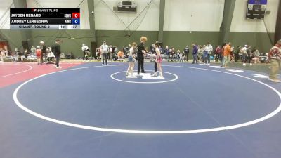 Champ. Round 2 - Maylee Myers, Pioneer Grappling Academy vs Zoey Young, Oregon