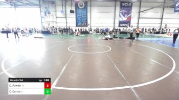 170 lbs Round Of 64 - Cy Fowler, TN vs Christian Curva, NC