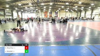 85 lbs Semifinal - Cooper Mcarthur, GA vs John Woodall, MA