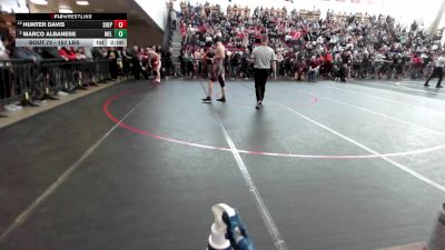 157 lbs Round Of 16 - Marco Albanese, Melrose vs Hunter Davis, Shepherd Hill