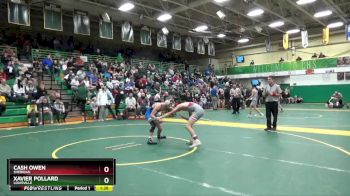 113 lbs Champ. Round 2 - Xavier Pollard, Louisville vs Cash Owen, Sheridan