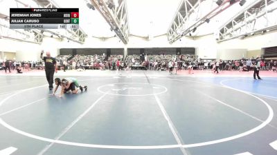 112-B lbs 5th Place - Jeremiah Jones, All I See Is Gold Academy vs Julian Caruso, Gentile Trained
