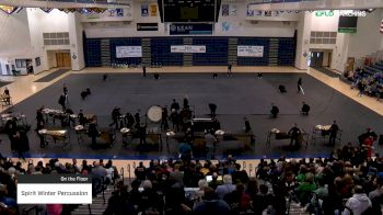 Spirit Winter Percussion at 2019 WGI Percussion|Winds East Power Regional