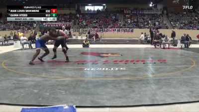 285 lbs Champ. Round 2 - Quinn Steed, North Oldham vs Jean Louis Mokweke, Henry Clay