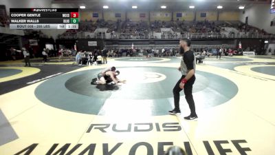 285 lbs Round Of 16 - Cooper Gentle, McCallie School vs Walker Walls, Bishop Lynch High School