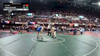 A - 175 lbs Quarterfinal - Winslow Peter, Columbia Falls vs Eli Hill, Laurel