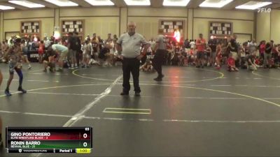 65 lbs Round 1 (6 Team) - Ronin Barro, Revival Blue vs Gino Pontoriero, Elite Wrestling Black