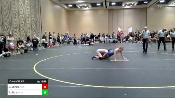 116 lbs Consi Of 16 #2 - Brooklyn Jones, Ascend Wr Acd vs Ella Sims, Coyote WC