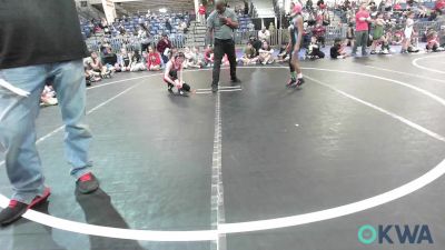 58 lbs Rr Rnd 2 - Knox Alleman, Duncan Demon Wrestling vs Serenity Esparza, Amped Wrestling Club