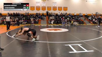 150 lbs Quarterfinal - Ryan Marino, St. Mary`s vs Brandon Wiepert, St. Francis