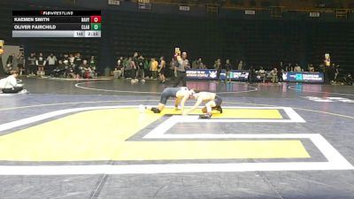 149 lbs Consi Of 16 #2 - Kaemen Smith, Navy vs Oliver Fairchild, Clarion