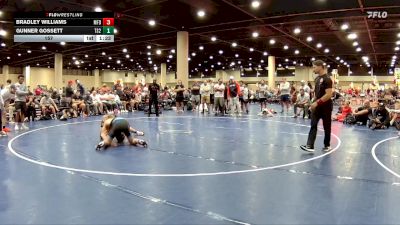 157 lbs Placement Matches (32 Team) - Gunner Gossett, Team Shutt RJ vs Bradley Williams, Morris Fitness Dynasty