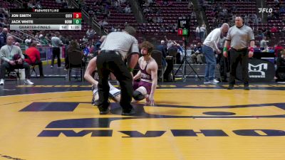 160 lbs Quarterfinal - Jon Smith, Oxford Area vs Jack White, Norwin